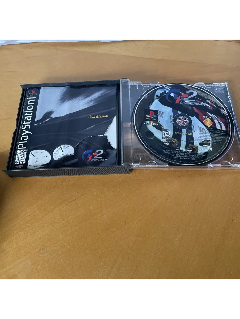 Grand Turismo 2 Sony PlayStation PS1 CIB Black Label Complete Tested Works EUC